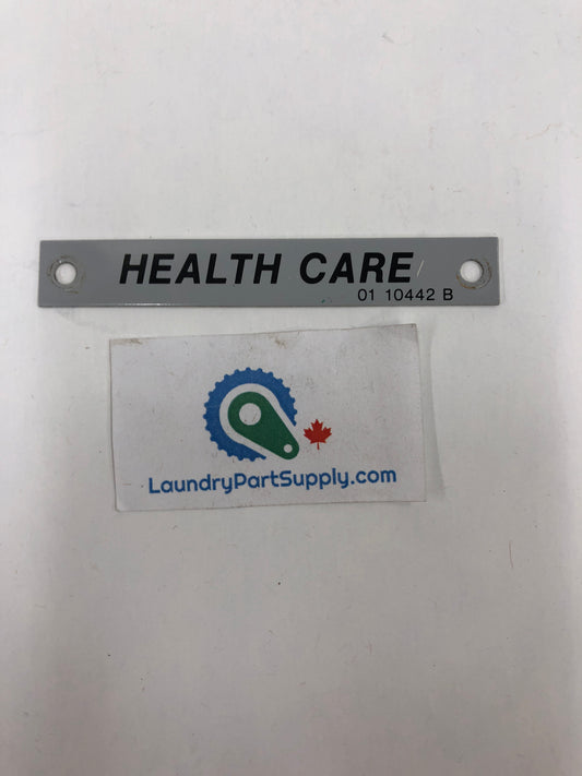 GENERAL NAMEPLATE - HEALTHCARE